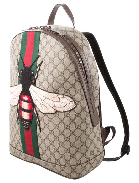 gucci bee backpack 2 pockets|gucci bag with bee clasp.